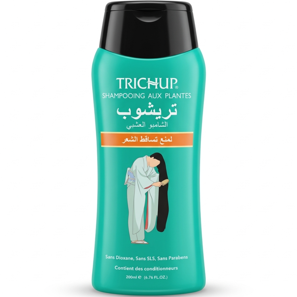 Shampoing Anti-Chute Trichup 200 mL Sans Sulfate – Amla Réglisse Bhringaraj
