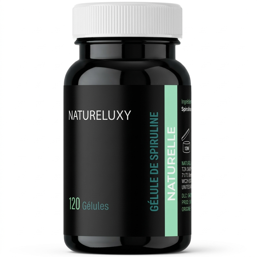 120 Kapseln 100 % pflanzliche Spirulina