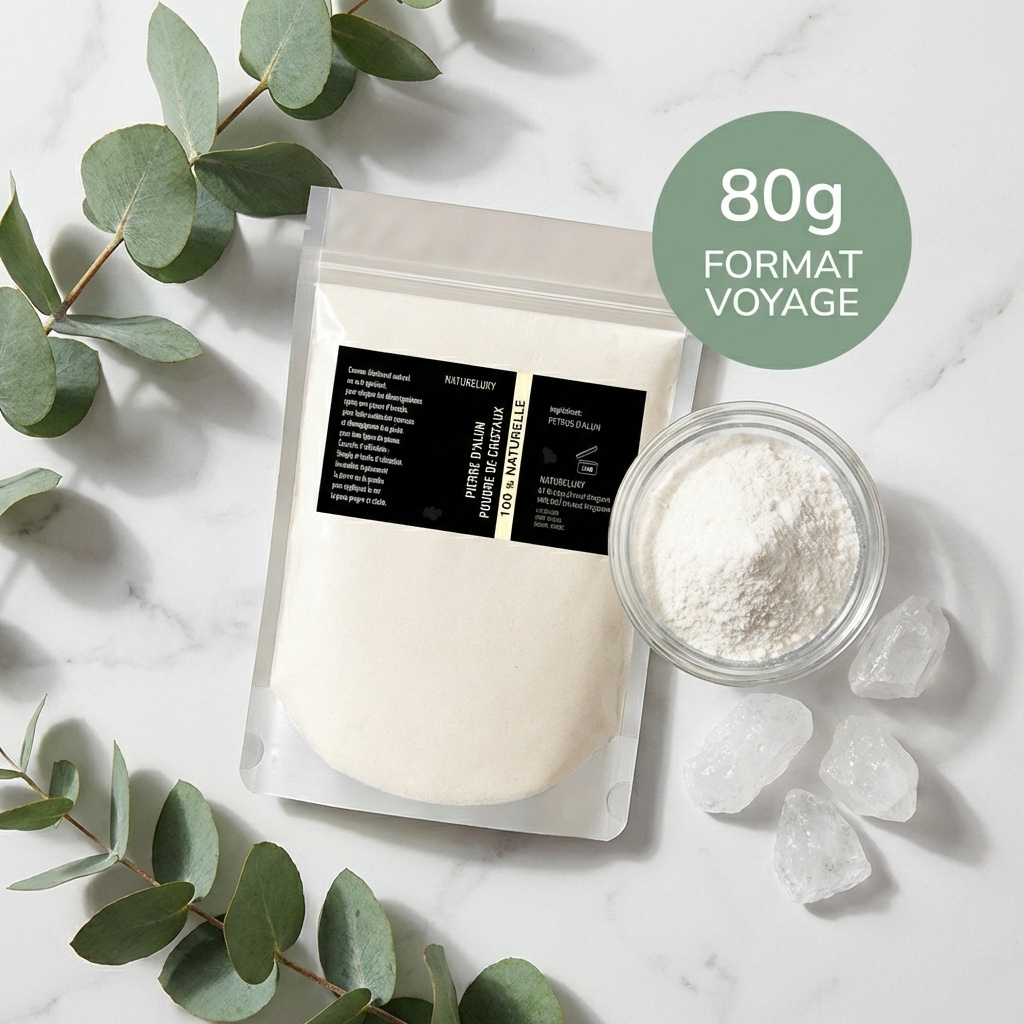 Pierre d'Alun en Poudre 80 g - Usage Cosmétique