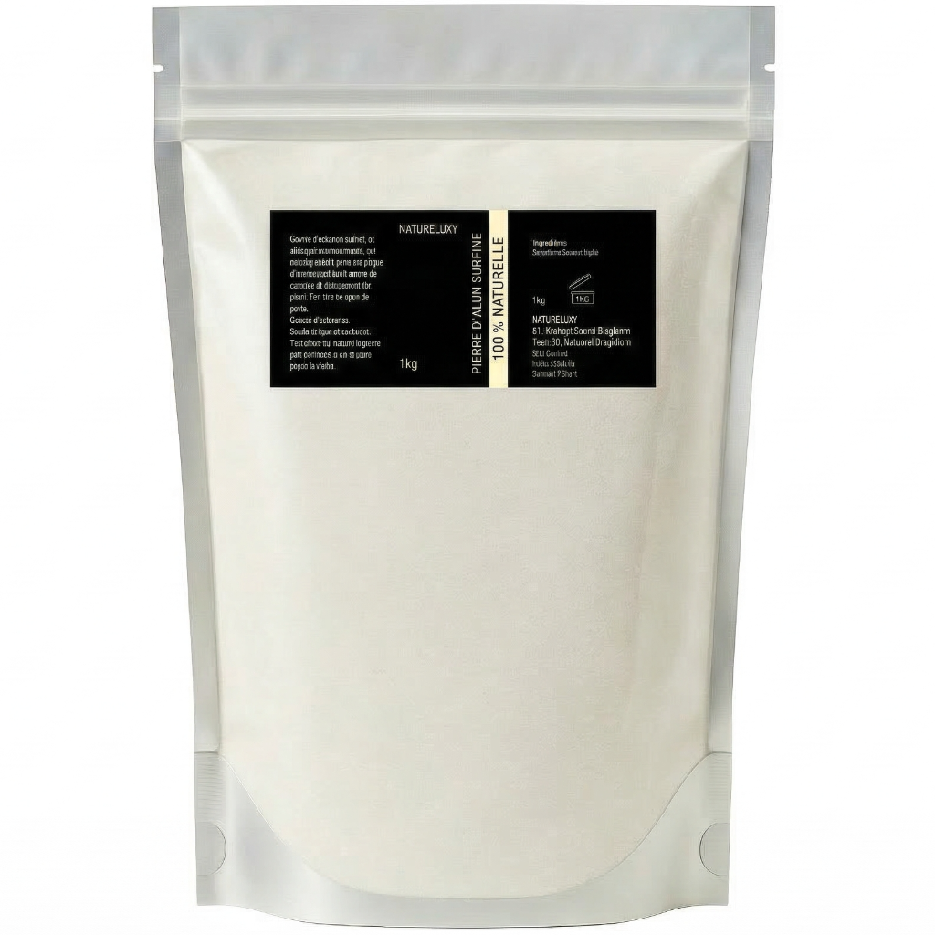 Poudre d’Alun Surfine 1 kg - Déodorant naturel au potassium d’alun