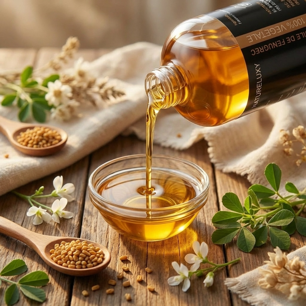 Huile de Fenugrec 1L – Usage externe – Qualité cosmétique