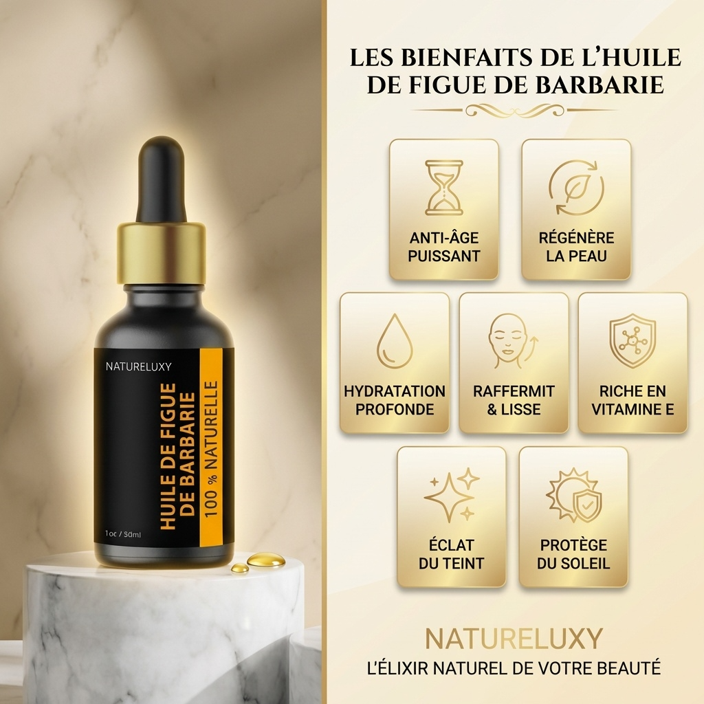 Kaktusfeigenöl, 30 ml, Pipette, 100 % natürlich, wirksam gegen Falten