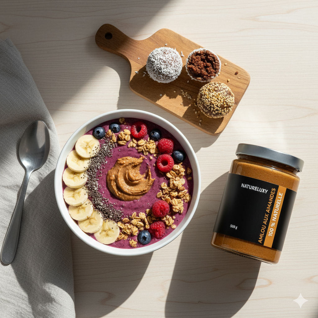 Amlou aux Amandes 500g - Pâte à Tartiner à l’Huile d’Argan et au Miel d’Oranger