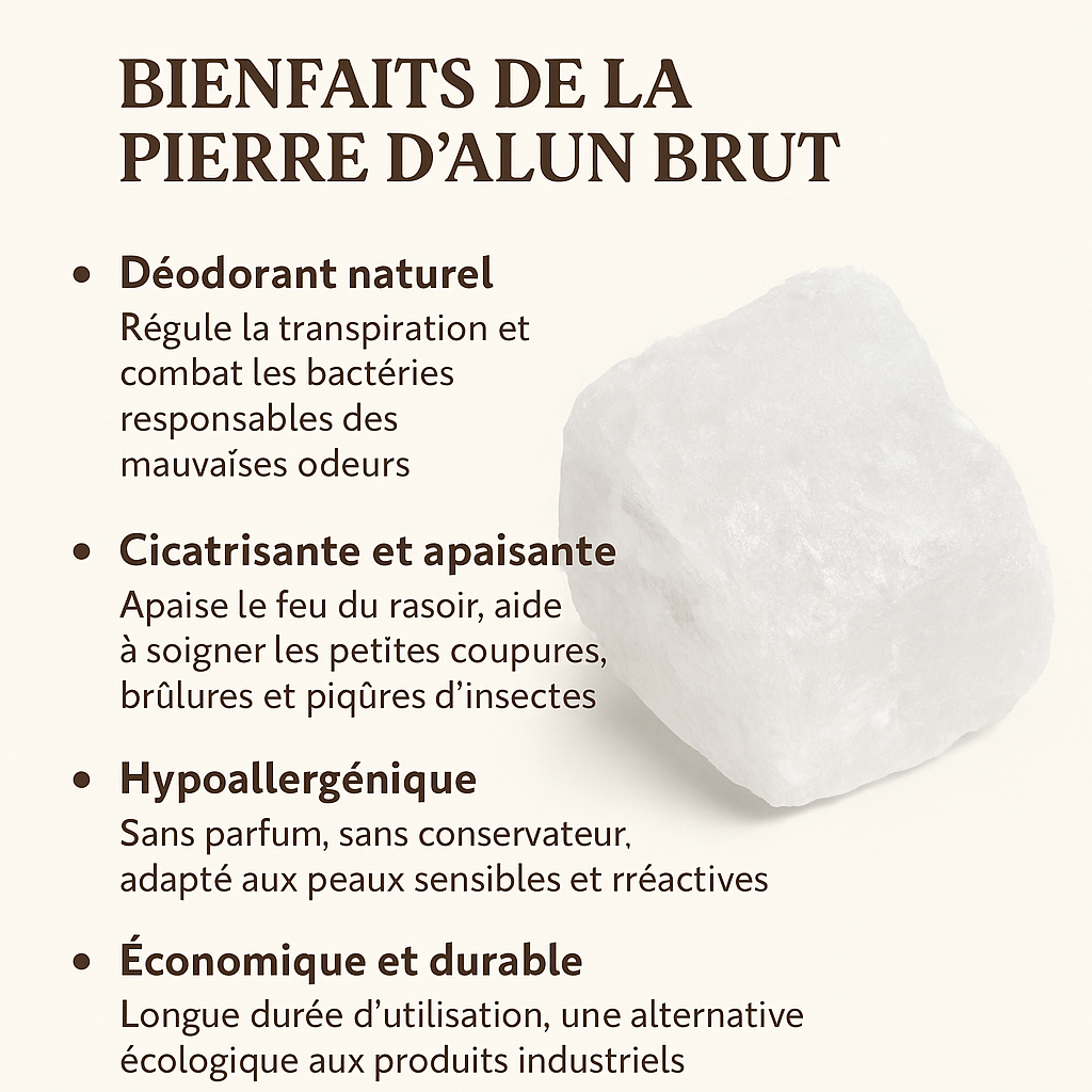 Pierre D'Alun Naturelle 80g - Déodorant 100% Minéral Brut