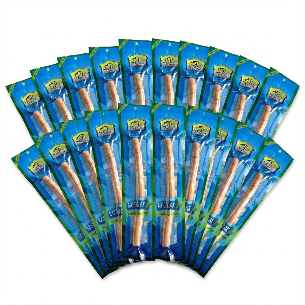 Siwak El-Kheir – Lot de 20 Bâtons – Bâtonnet d’Hygiène Bucco‑Dentaire