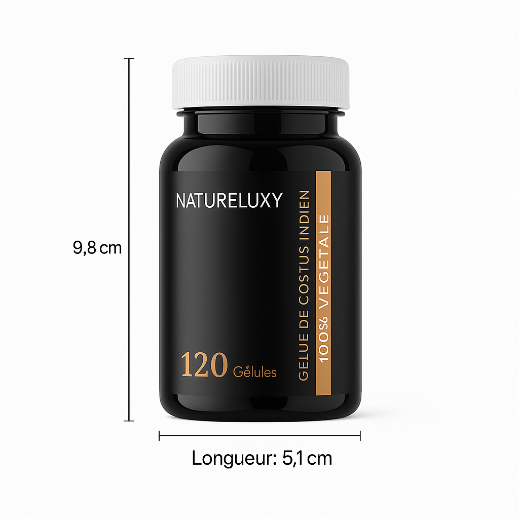 120 gélules Costus Indien – env. 300 mg par gélule – complément alimentaire