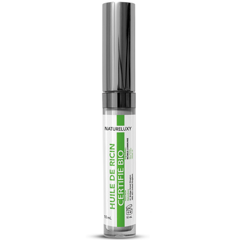 Huile de ricin en mascara pour faire pousser les cils - 10 ml