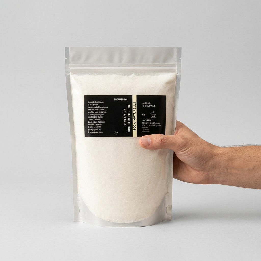 Alaunsteinpulver – 1 kg – natürliches Deodorant – Potassium Medical & Care