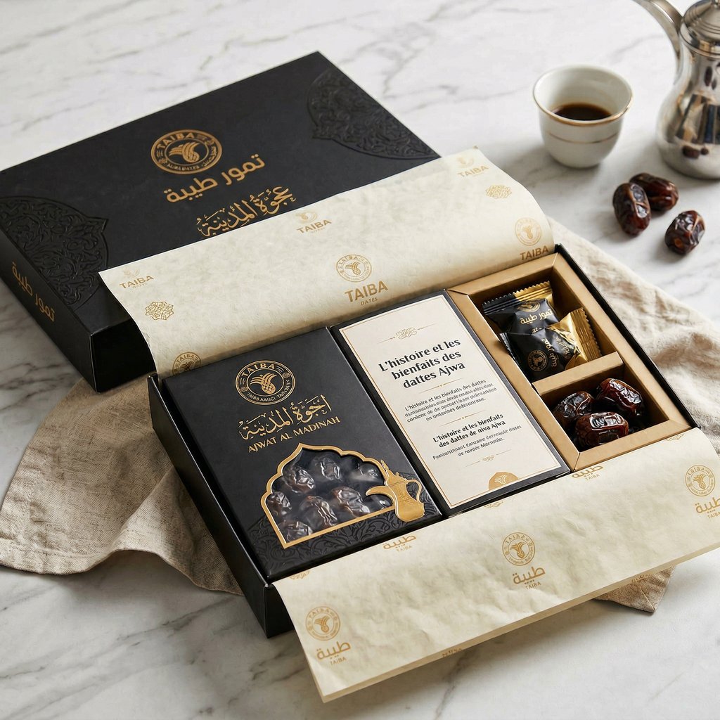 Taiba Dates Ajwat Al Madinah - Packshot packaging