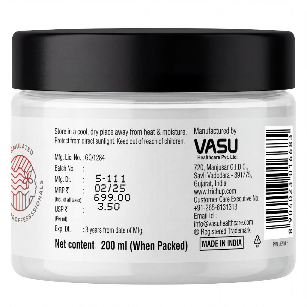 Trichup Pro Masque Capillaire Réparation (Damage Repair) – Protéines de Blé & Soja – 200 ml