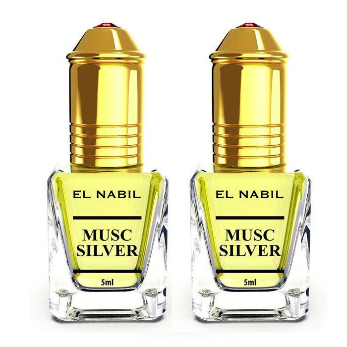 2X Musc Silver avec applicateur Roll-On - 5mL