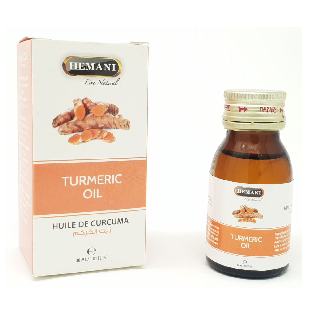 Huile de Curcuma 30mL Hemani 100% naturelle