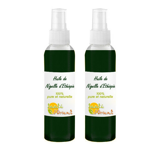 Lot de 2 Huiles de Nigelle d'éthiopie 30mL spray 100% naturelle