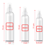 Vaporisateur 30mL + Vaporisateur 60mL + Vaporisateur 100mL