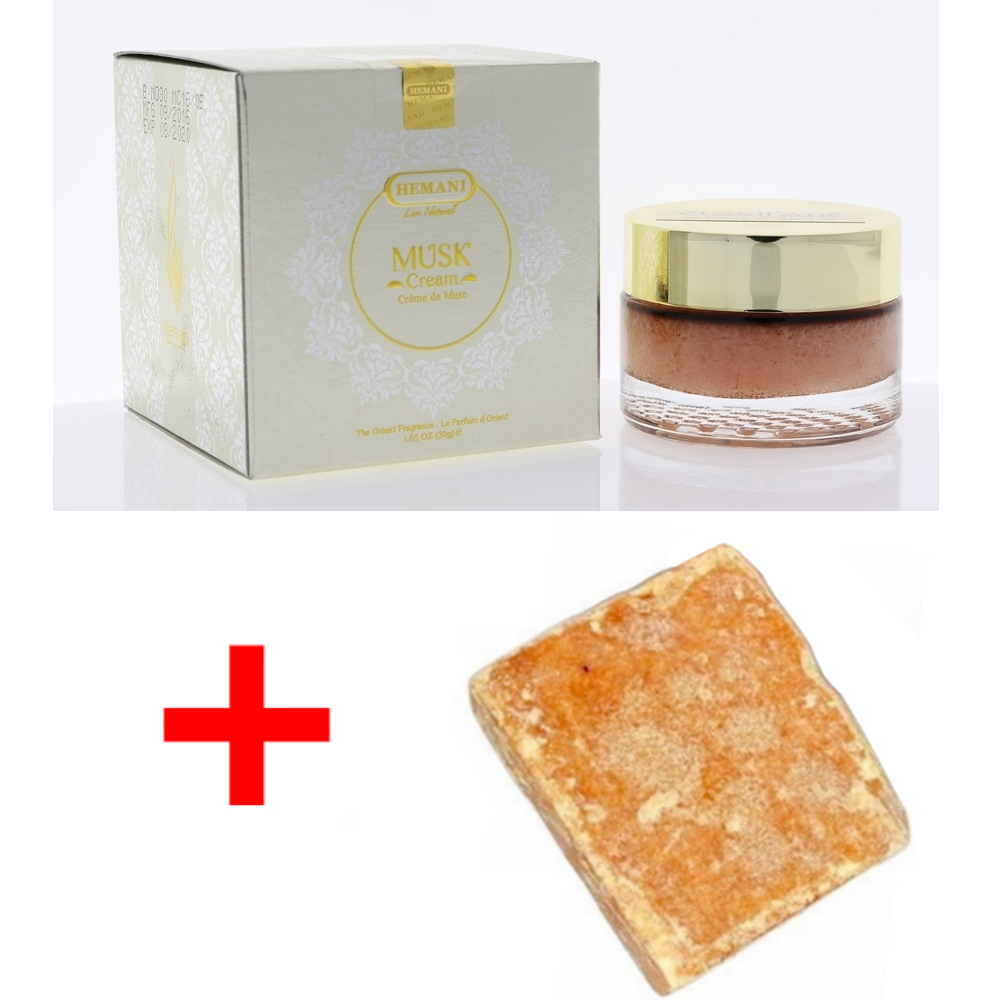 Pack 1 Crème Musc + 1 Carré de Musc Ambré