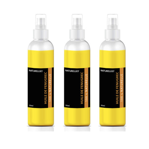3 Huile de Fenugrec cosmétique 30mL Spray -10%