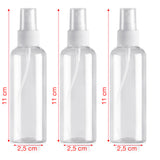 3 Flacons Vaporisateur 30ml Vide Sac Atomiseur de Poche Spray Plastique
