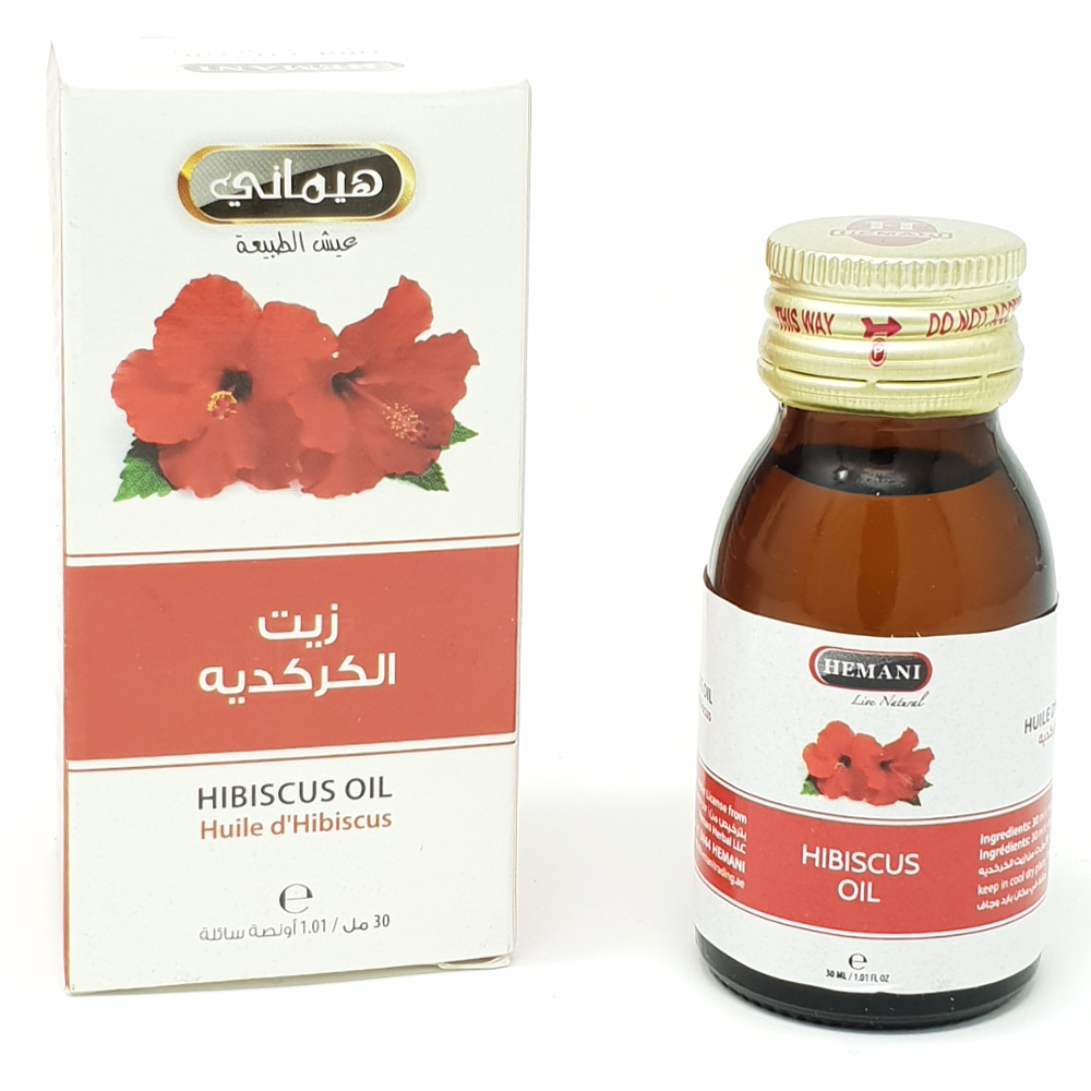 Huile d'Hibiscus 30mL 100% Naturelle Hemani