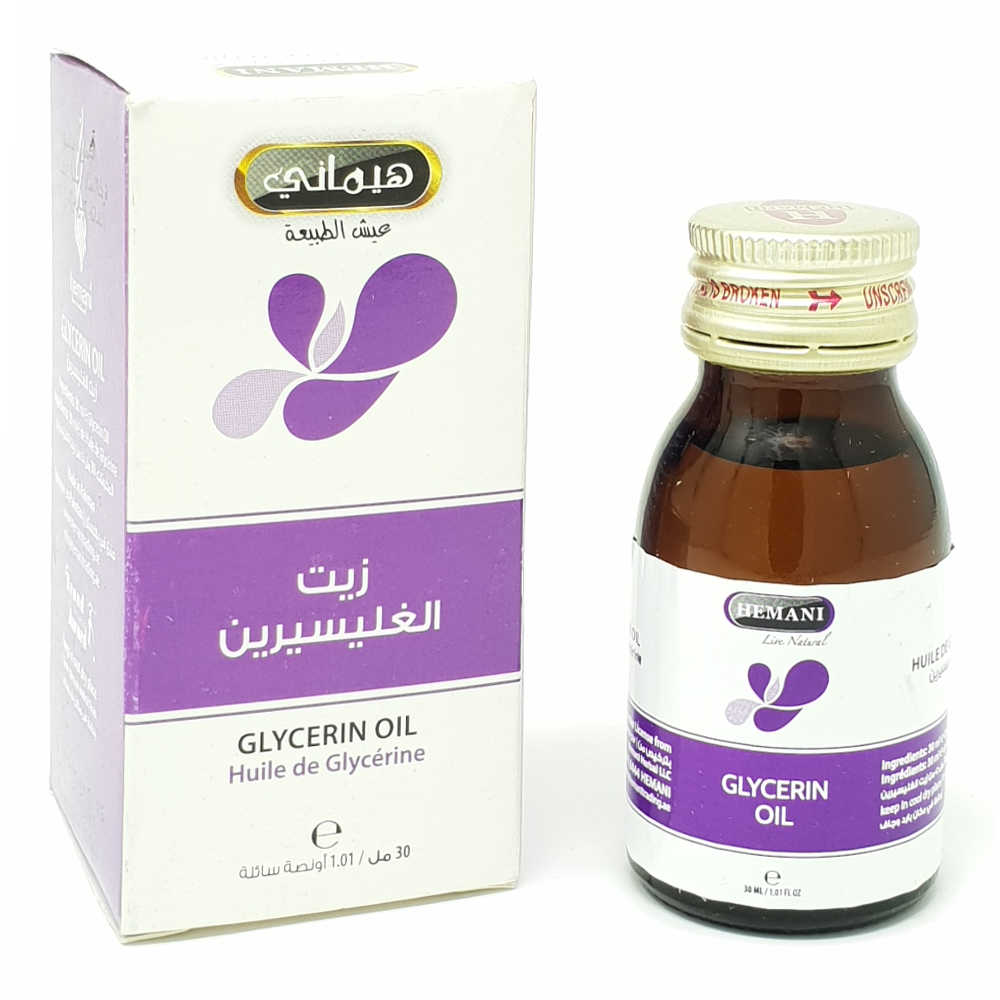 Huile de Glycérine 30mL 100% Naturelle Hemani