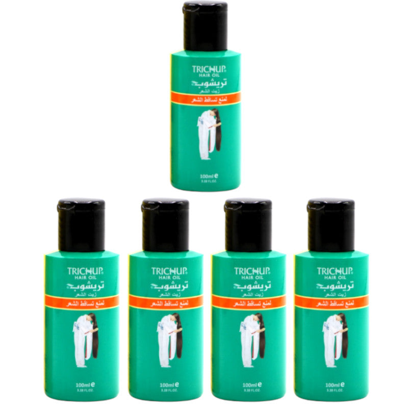 Lot de 5 Huile Anti-Chute Soin Indien TRICHUP 100mL -20%
