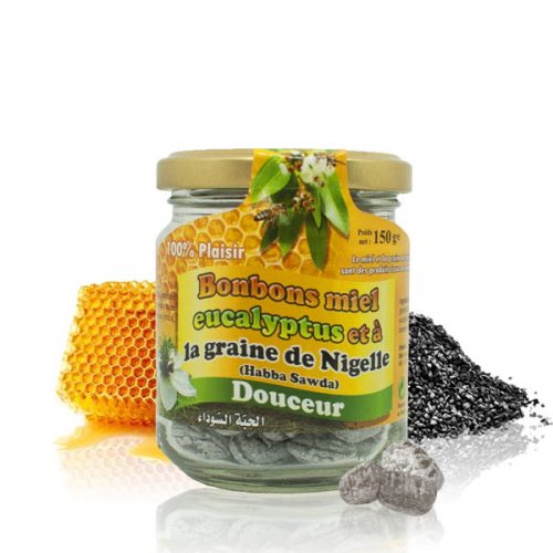 Bonbons Miel eucalyptus et graine de Nigelle (Habba Sawda) 150g