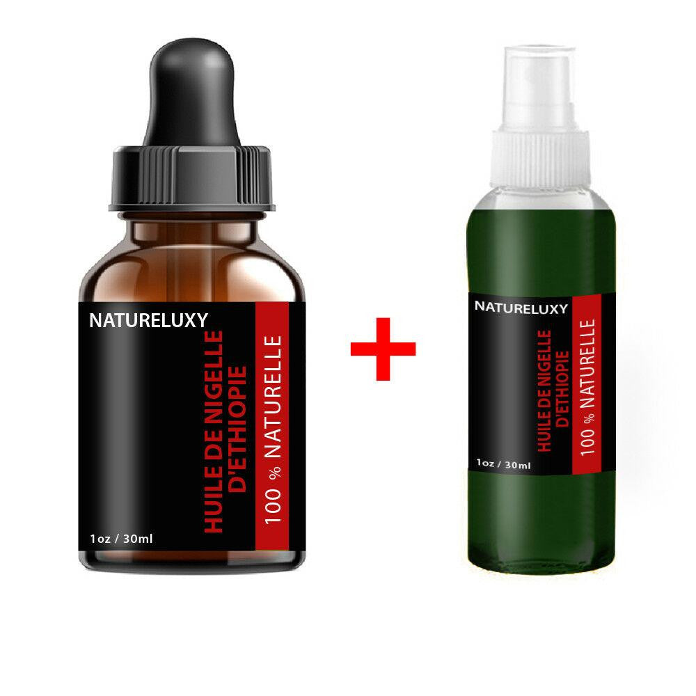 Huile de Nigelle d'éthiopie 30mL pipette +Huile de Nigelle d'éthiopie 30mL Spray