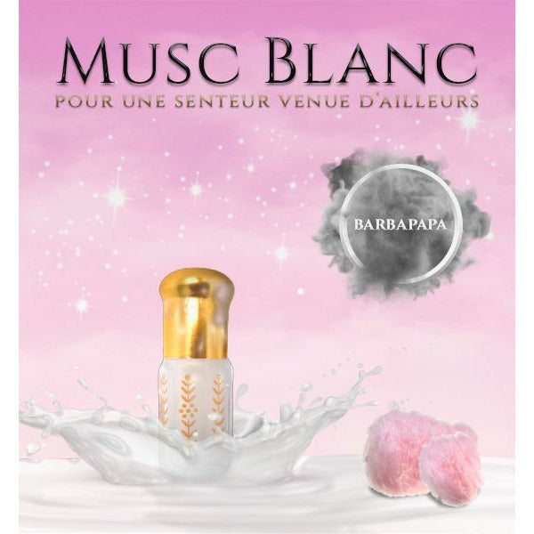 Musc Tahara Barbe à Papa 3 mL - Musc Blanc Parfumé