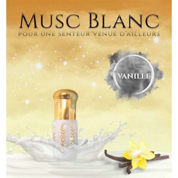 Musc Tahara Vanille 3 mL - Musc Blanc Parfumé