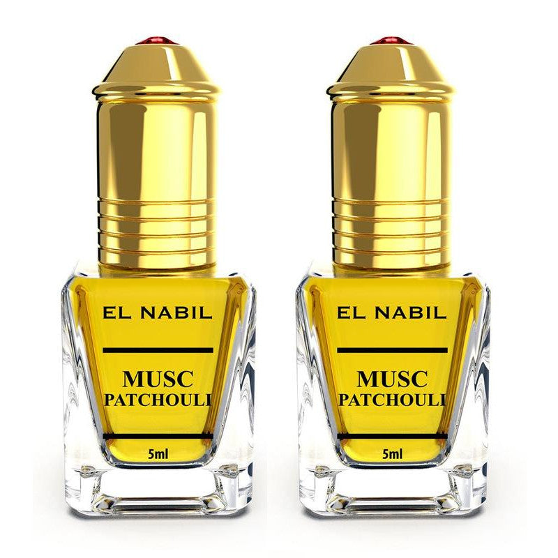 2X Musc Patchouli avec applicateur Roll-On - 5mL