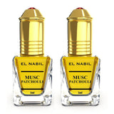 2X Musc Patchouli avec applicateur Roll-On - 5mL