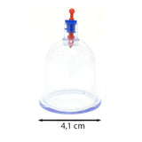 Lot de 100 Ventouses 4,1cm - Thérapie Set pour Secs et Humide