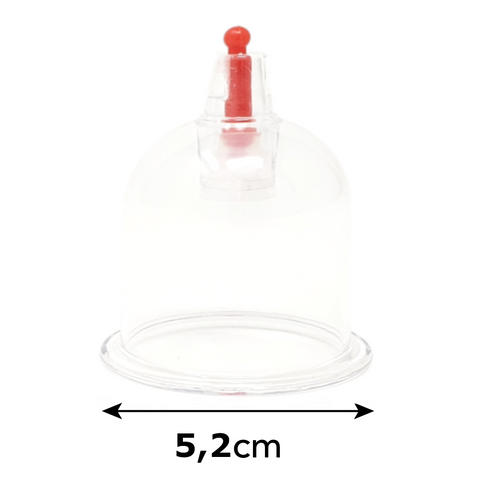 Lot de 100 Ventouses 5,2cm - Thérapie Set pour Secs et Humide