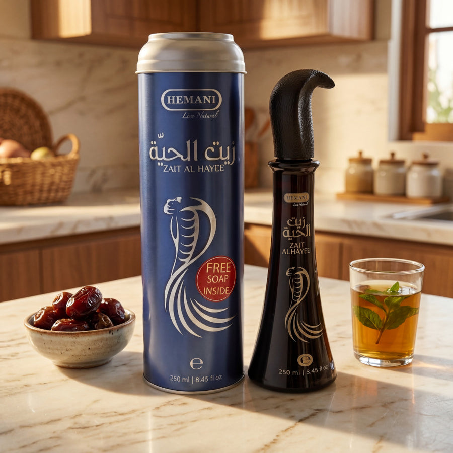 Zait Al Hayee Schlangenöl für Haare – HEMANI – 250 ml
