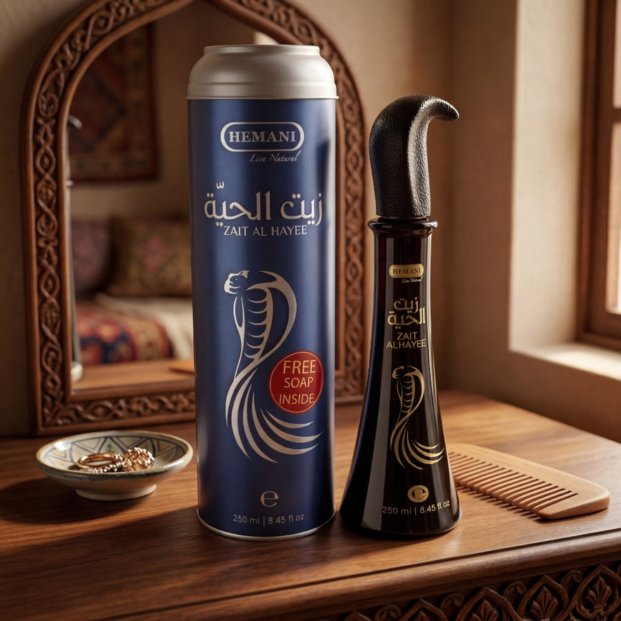 Zait Al Hayee Schlangenöl für Haare – HEMANI – 250 ml