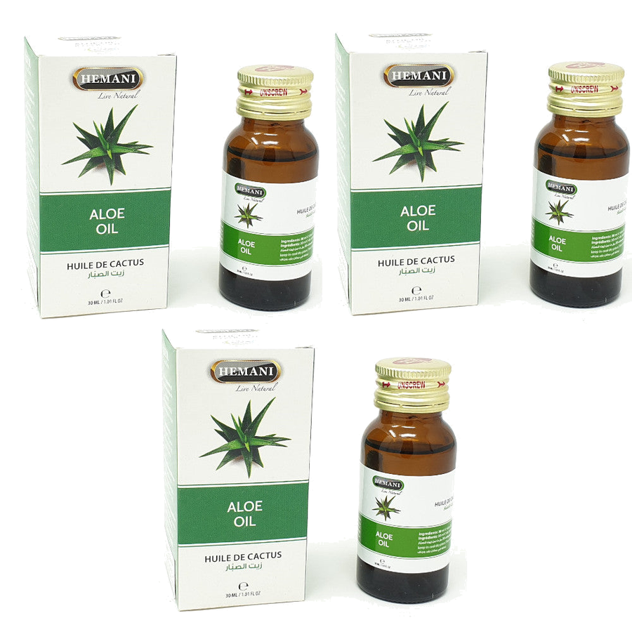 3 Huile de Cactus 30ml 100% Naturelle Hemani – produit naturel présenté par Natureluxy