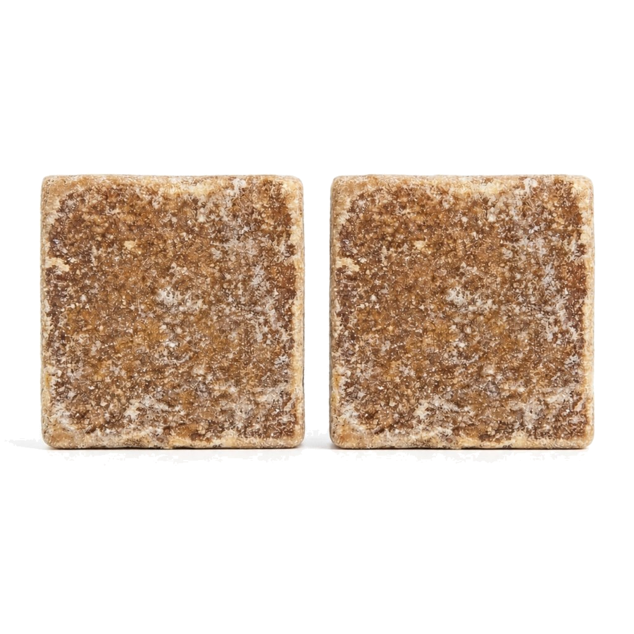 Lot de 2 carrés de musc ambré – parfum solide – produit naturel présenté par Natureluxy