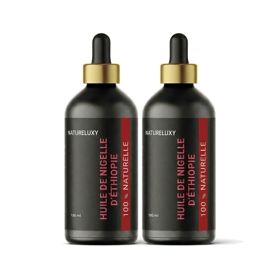 2 Huile de Nigelle d'éthiopie 100mL pipette 100% naturelle – produit naturel présenté par Natureluxy