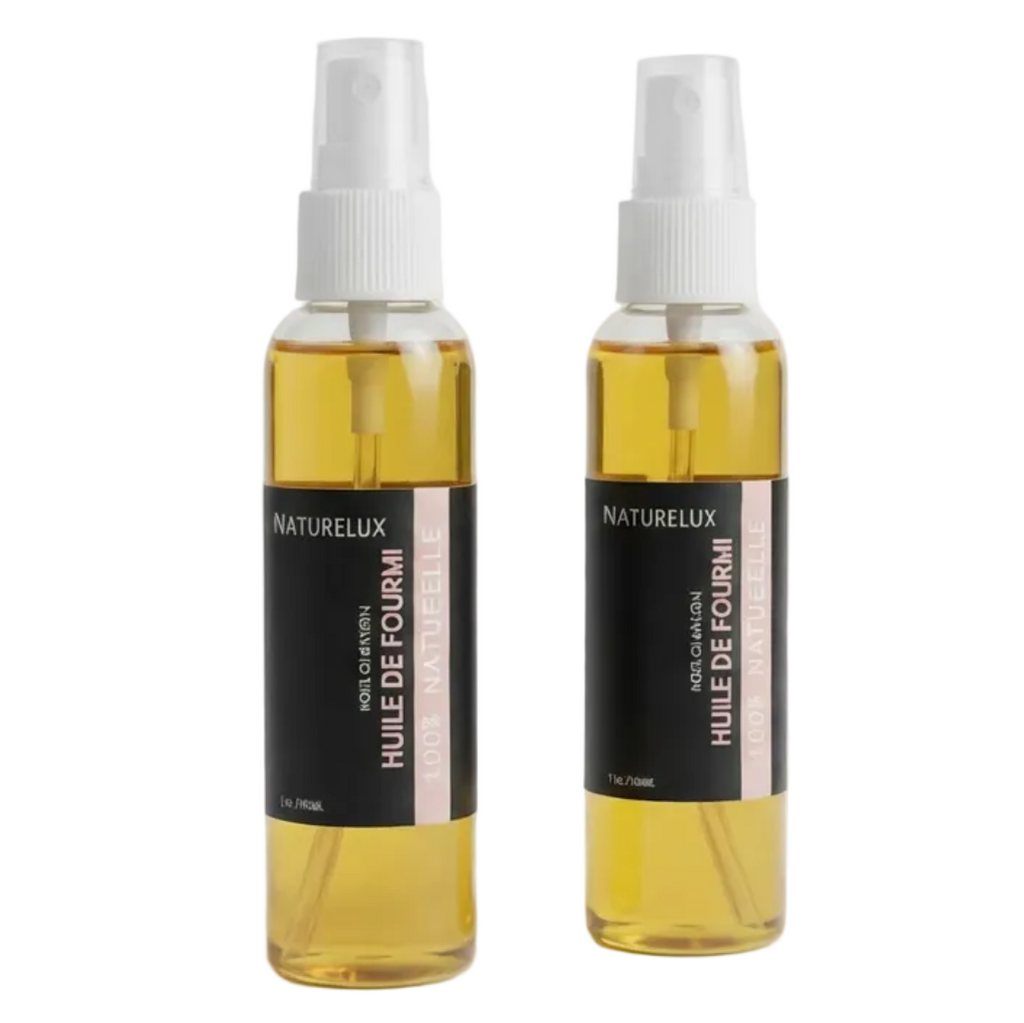 2 Huiles de Fourmi contre la pousse des poils 30mL Spray Natureluxy