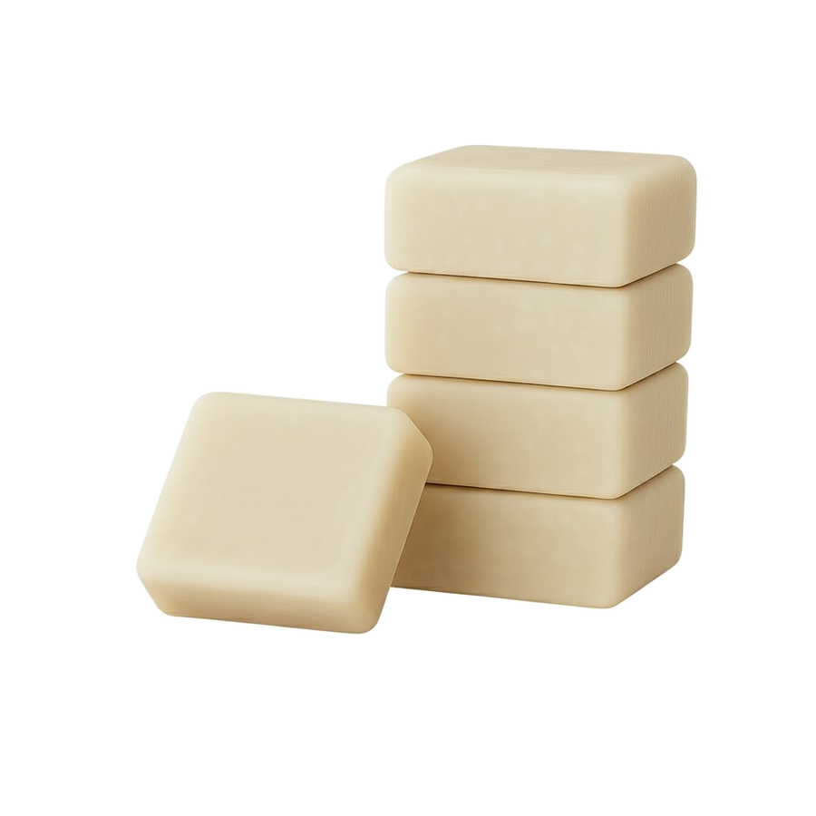 Lot de 5 carrés de musc vanille – parfum solide - vue principale