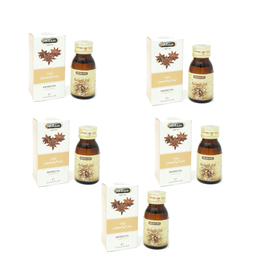 5 Huile d'Anis 30mL 100% Naturelle Hemani – produit naturel présenté par Natureluxy