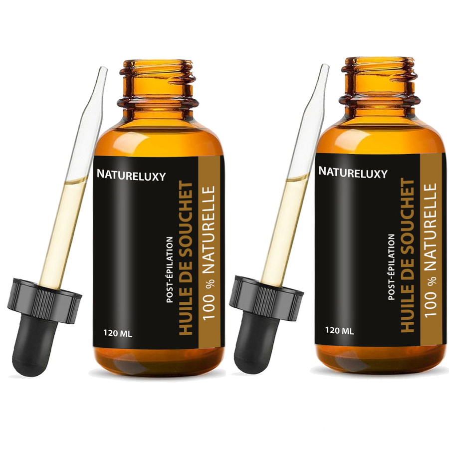 2 Huile de Souchet 100mL Pipette 100% naturelle – produit naturel présenté par Natureluxy
