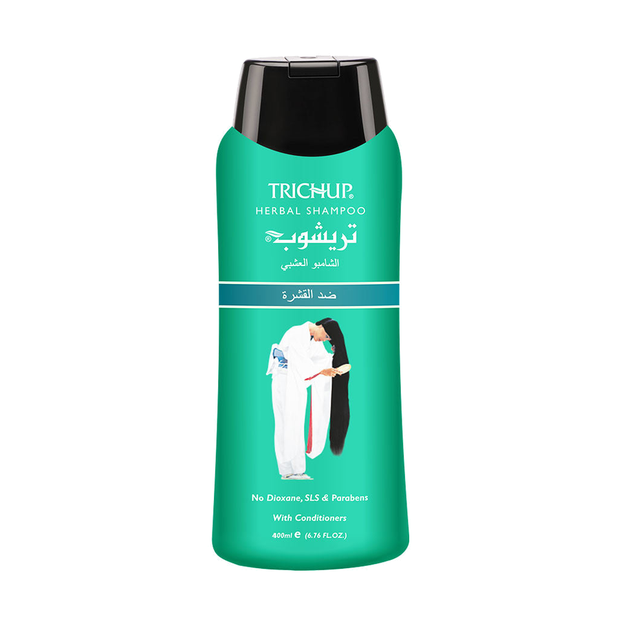 Shampoing Soin Indien Anti-pelliculaire Trichup - 400ml – produit naturel présenté par Natureluxy