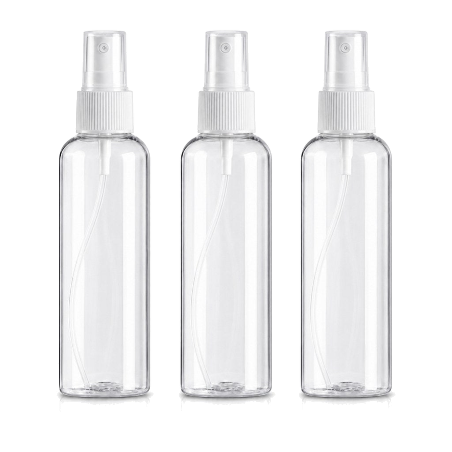 3 Flacons Vaporisateur 100ml Vide Sac Atomiseur de Poche Spray Plastique – produit naturel présenté par Natureluxy