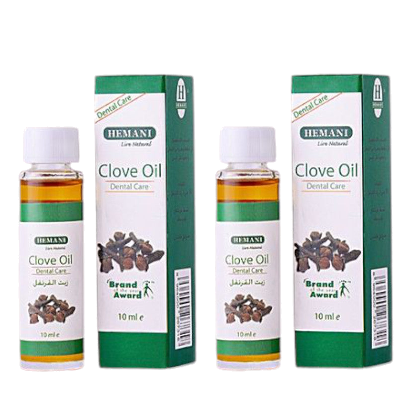 2 Huiles de Girofle 10mL Hemani – produit naturel présenté par Natureluxy