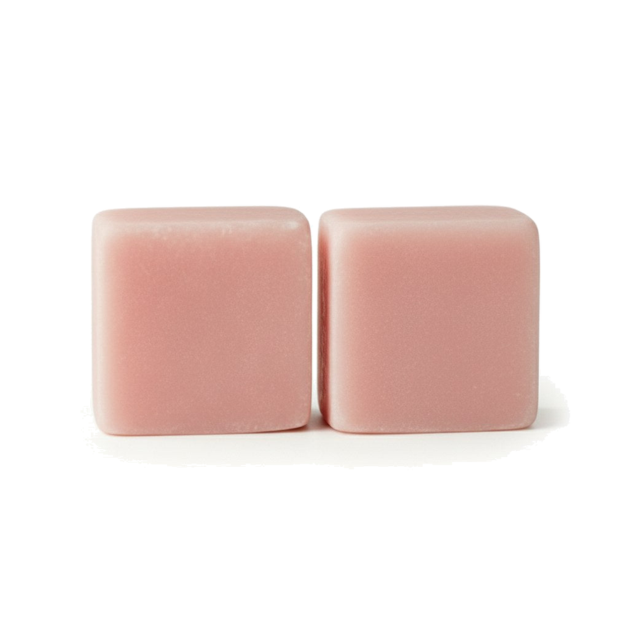 Lot de 2 carrés de musc rose – parfum solide - vue principale