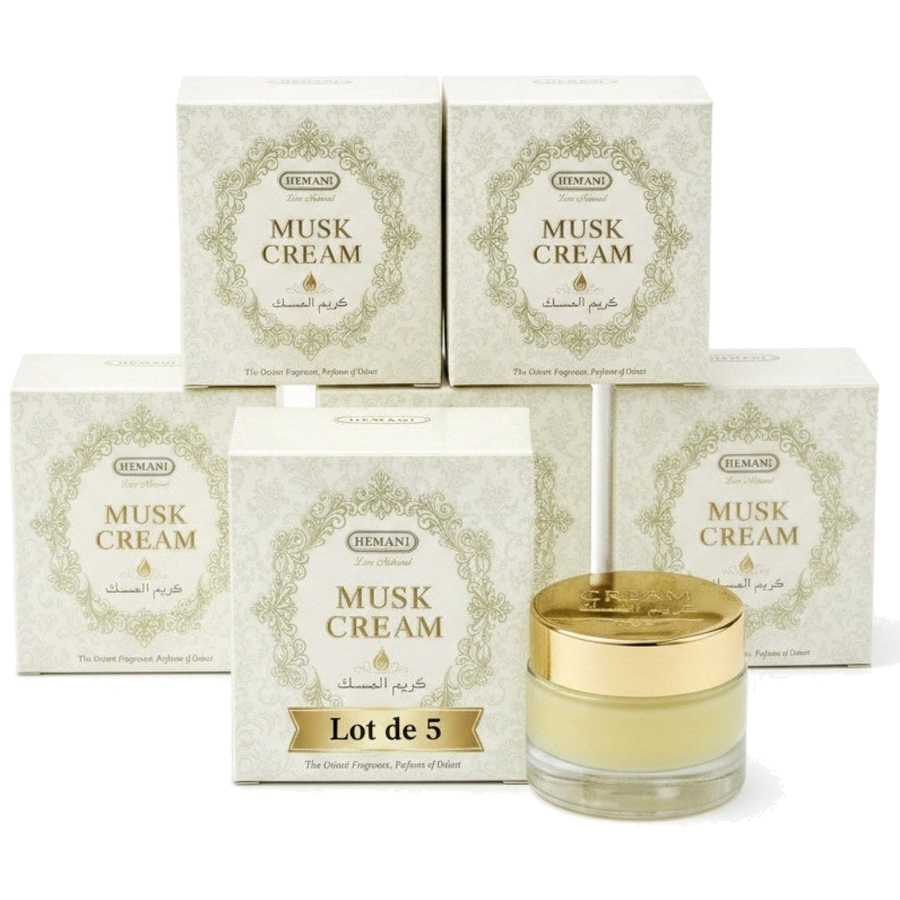 5 Crème Musc pour le Corps - Hemani – produit naturel présenté par Natureluxy