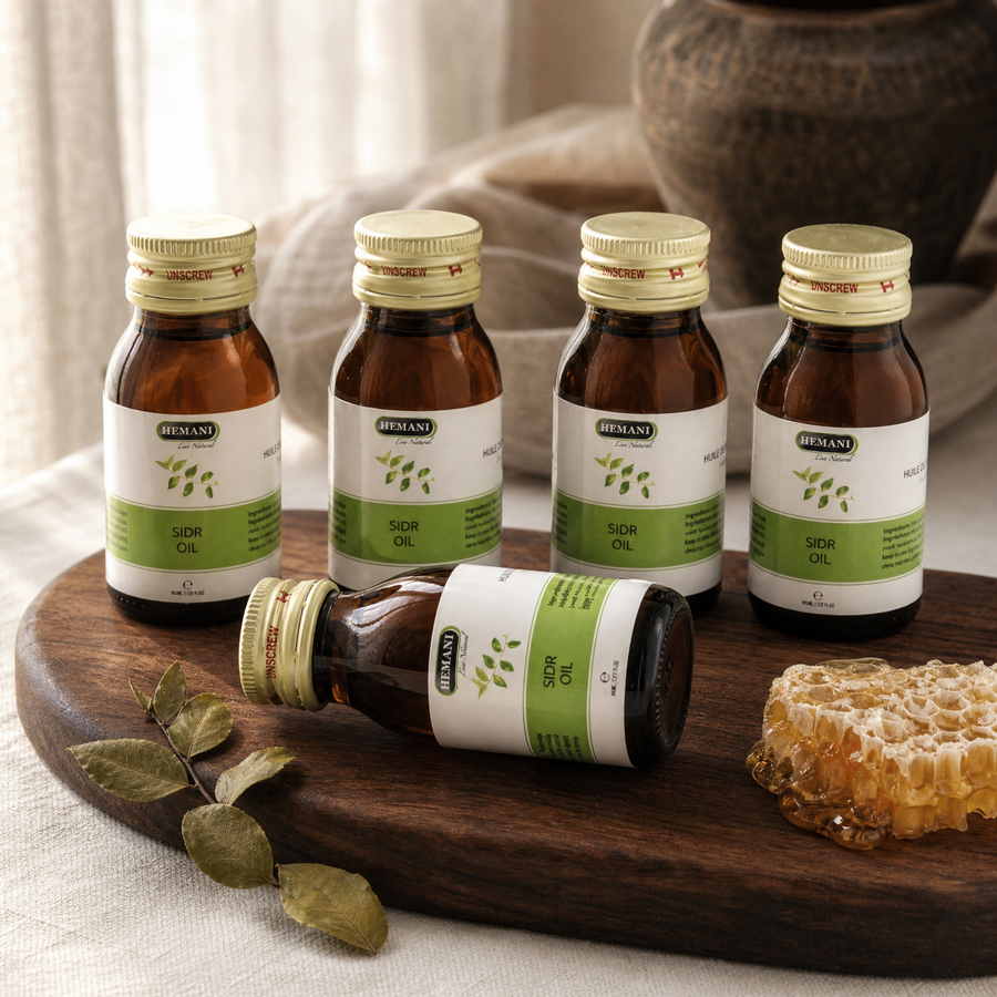 Hemani Sidr Oil 5x30mL — application lifestyle