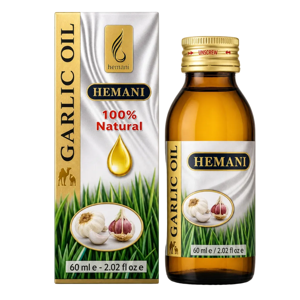 Huile d'ail 60ml Hemani Naturel