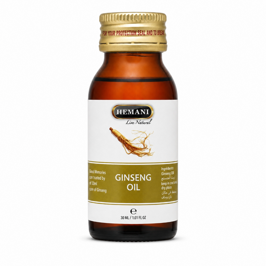 Huile de Ginseng Hemani 30 mL