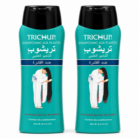 2 Shampoings Soin Indien Anti-pelliculaire  Trichup 200ml